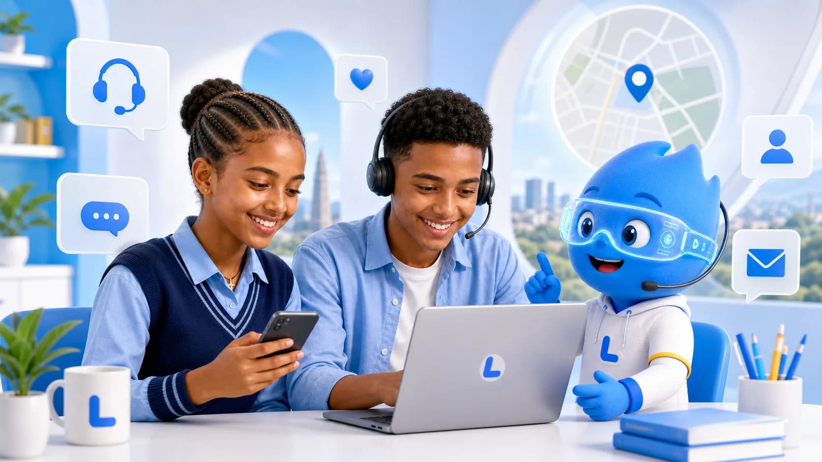 LucyBridge support conversation with Luma